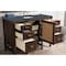 James Martin Vanities Addison 48in Single Vanity, Mid-Century Acacia w/ 3 CM Charcoal Soapstone Quartz Top E444-V48-MCA-3CSP - alternate 3
